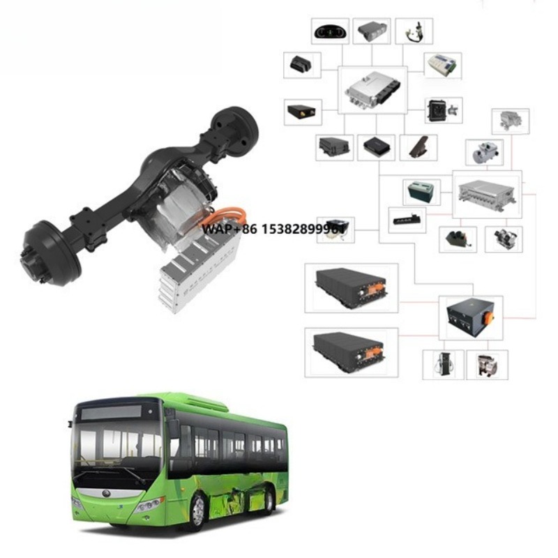 Ev Electric Motor Conversion Kit Car - 123kW Elektrische Aandrijfas 540V EV Auto