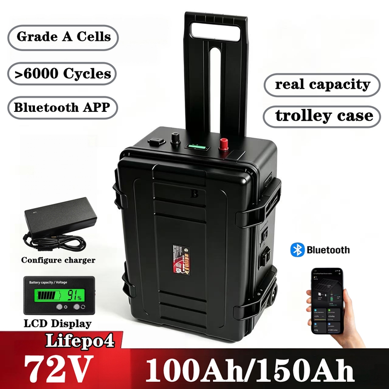 72V waterdichte LiFePO4 lithiu - Lifepo4 72V 100Ah Battery Pack Ev recensie en prijs